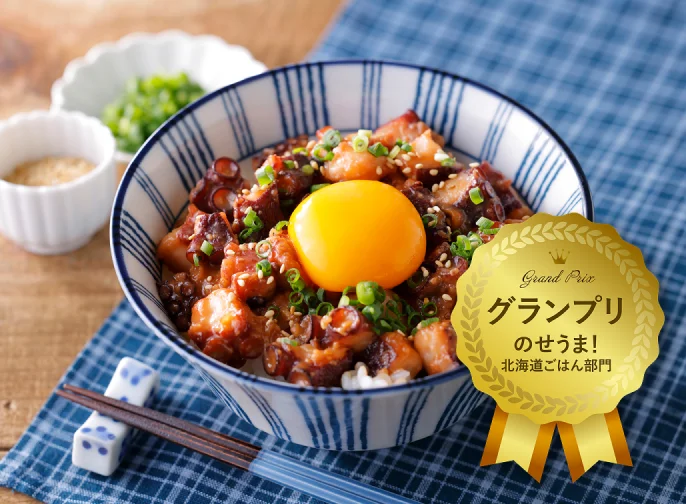 甘辛味でごはんが進む！タコ味噌そぼろ丼